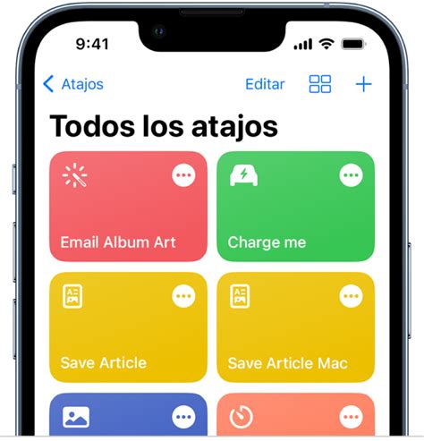 Manual de uso de Atajos .